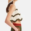 Chevron TopSolid Camouflage in Knit Chevron