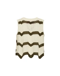 Chevron TopSolid Camouflage in Knit Chevron