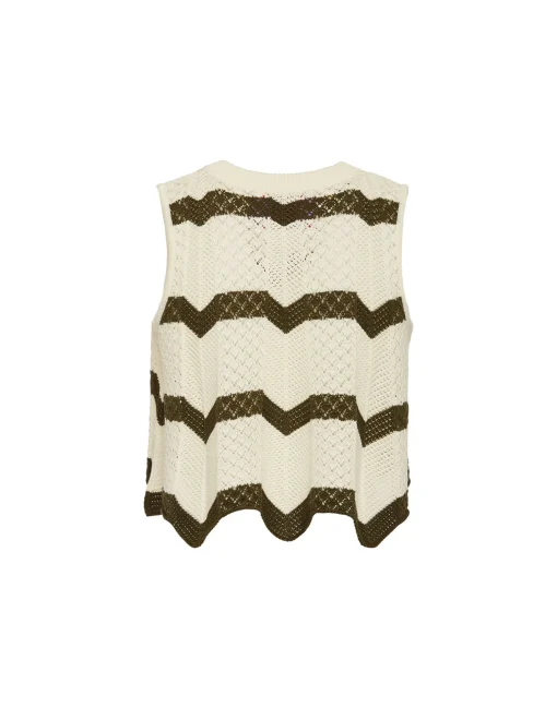 Chevron TopSolid Camouflage in Knit Chevron