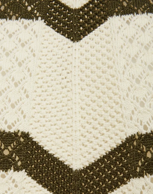 Chevron TopSolid Camouflage in Knit Chevron