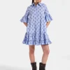 Choux DressGryphos Light Blue in Cotton Poplin
