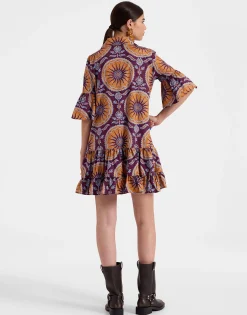 Choux DressSovereign Purple in Summer Poplin
