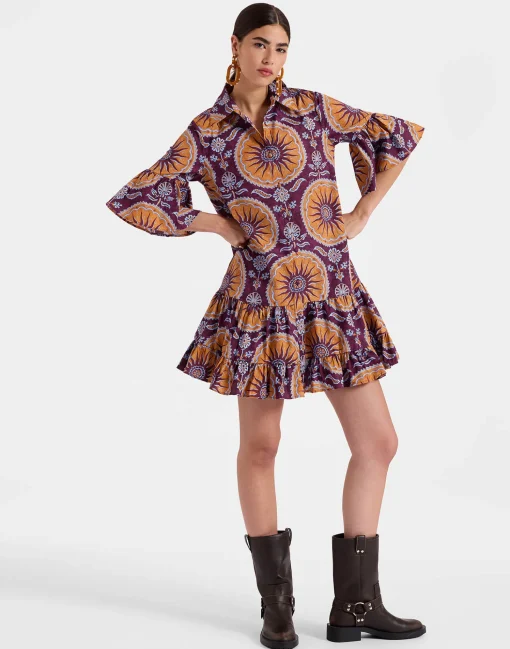 Choux DressSovereign Purple in Summer Poplin