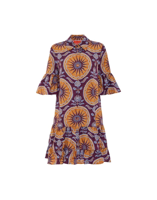 Choux DressSovereign Purple in Summer Poplin