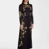 Clingy Swing DressBoboli Placée Black in Stretch Satin