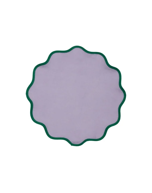 Cloud Placemat Set Of 2Rainbow Lilac in Linen
