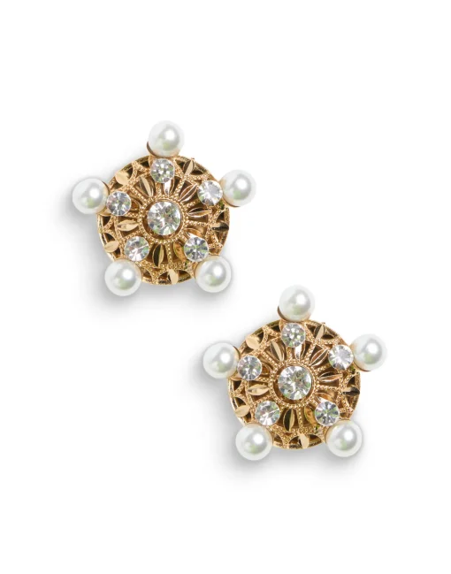Corsini EarringsSolid Gold in Brass