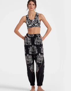 Court PantsCrazy Tigers Black & White in Nylon