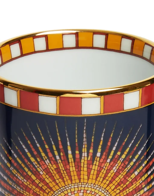 Decorative CupSunrays Midnight in Porcelain