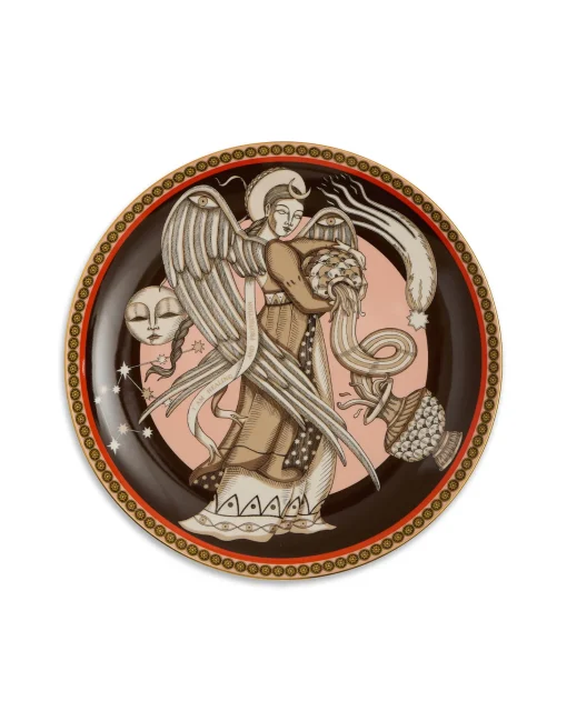 Decorative PlateThe Angel Brown in Porcelain