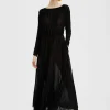 Demeter DressBlack in Gauze Jersey