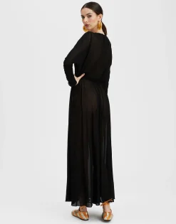 Demeter DressBlack in Gauze Jersey