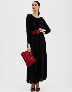 Demeter DressBlack in Gauze Jersey