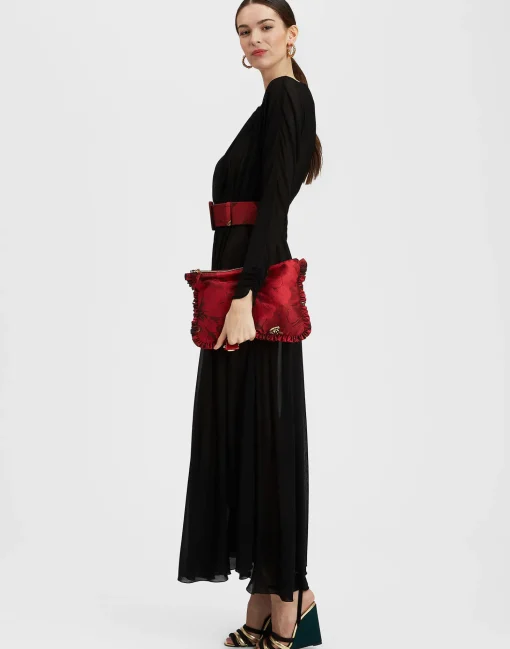 Demeter DressBlack in Gauze Jersey