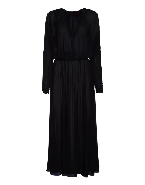 Demeter DressBlack in Gauze Jersey