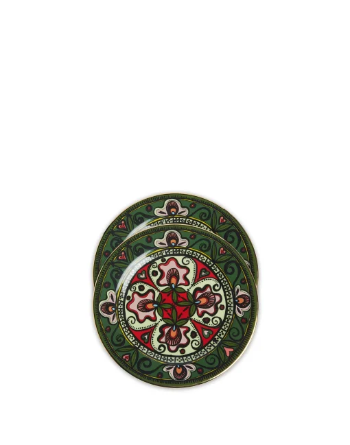 Dessert Plate Set of 2Abundance in Porcelain