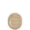 Dessert Plate Set of 2Cubi Giallo in Porcelain