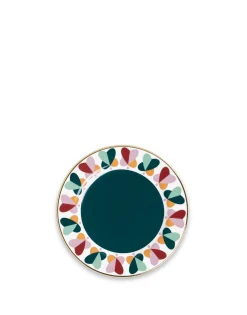 Dessert Plate Set of 2Farfalle Ring in Porcelain