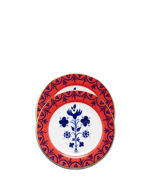 Dessert Plate Set of 2Ladina in Porcelain