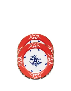 Dessert Plate Set of 2Migg in Porcelain