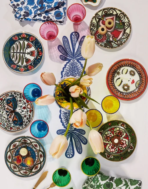 Dessert Plate Set of 2Rebirth in Porcelain