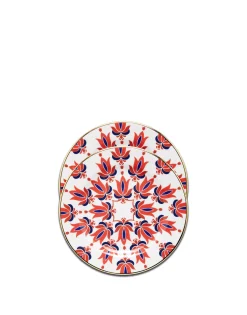 Dessert Plate Set of 2Tina in Porcelain