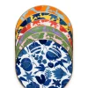 Dessert Plate Set of 6Wildbird Mix in Porcelain
