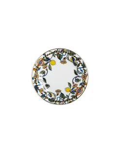Dessert Plates Set Of 2Borboni White in Porcellain