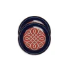 Dessert Plates Set Of 2Cortile Blue in Porcelain