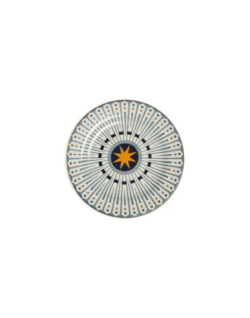 Dessert Plates Set Of 2Feria Sky Blue in Porcelain