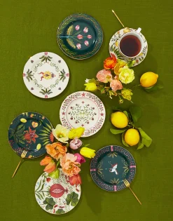 Dessert Plates Set of 6Mix in Porcelain