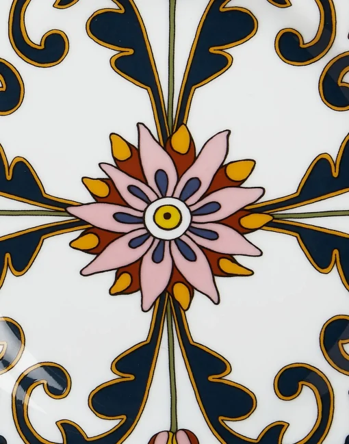 Dessert Plates Set Of 2Tyrrhenia Tulyps in Porcelain
