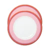 Dinner Plates Set Of 2Rainbow Rose in Porcelain