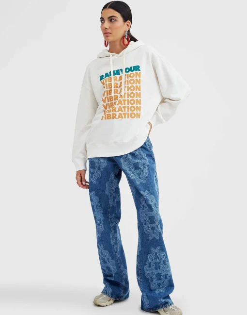 Discman HoodieOff White in Jersey