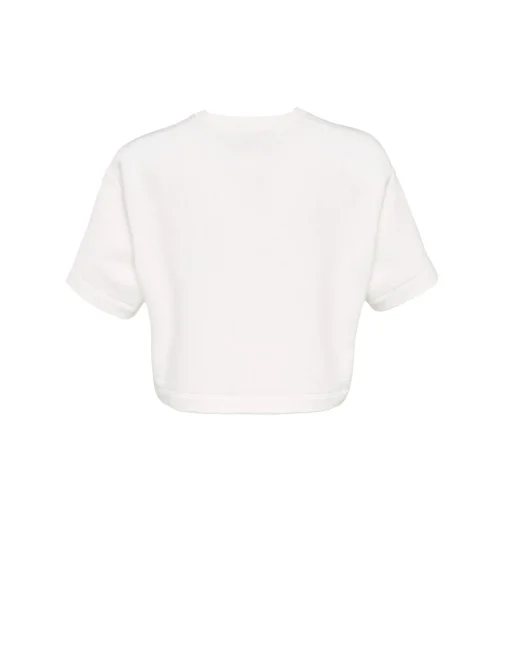 Discman TeeOff White in Embroidered Jersey