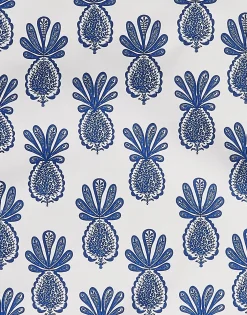 DishtowelPineapple Blu in Cotton