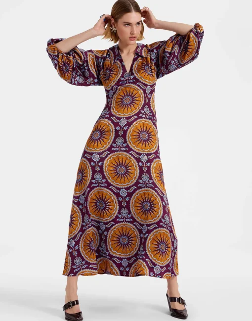Diva DressSovereign Purple in Stretch Satin