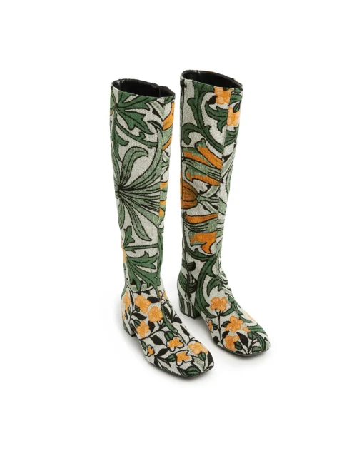 Edie BootsDelta Ivory in Jacquard