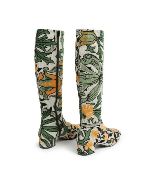 Edie BootsDelta Ivory in Jacquard