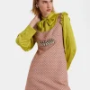 Ella Mini DressTulip Pale Pink in Jacquard Embroidered
