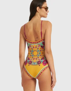 Elle SwimsuitZodiac Placée Marigold in Supreme Lycra