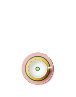 Espresso Cup & Saucer Set of 2Rainbow Giallo in Porcelain