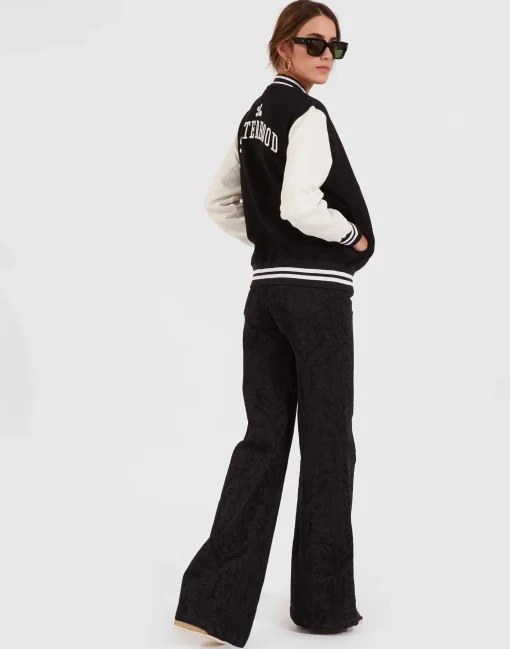 Flare JeansCorte Black in Denim