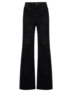 Flare JeansCorte Black in Denim