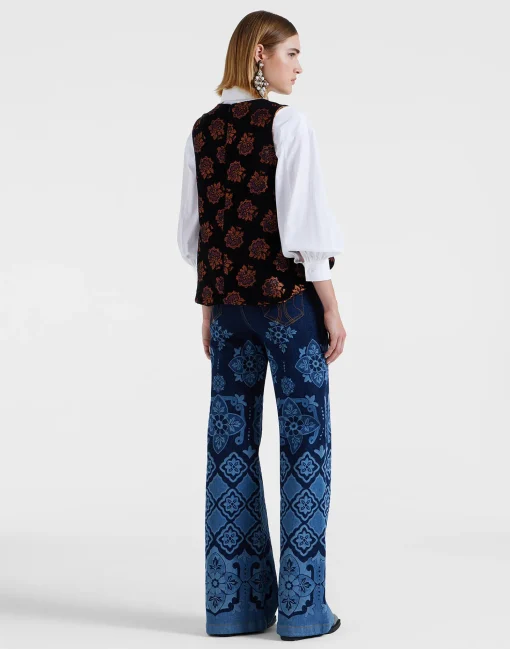 Flare JeansPartenope Navy in Denim