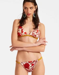 Fonda TopDragonflower Mini Red in Lycra