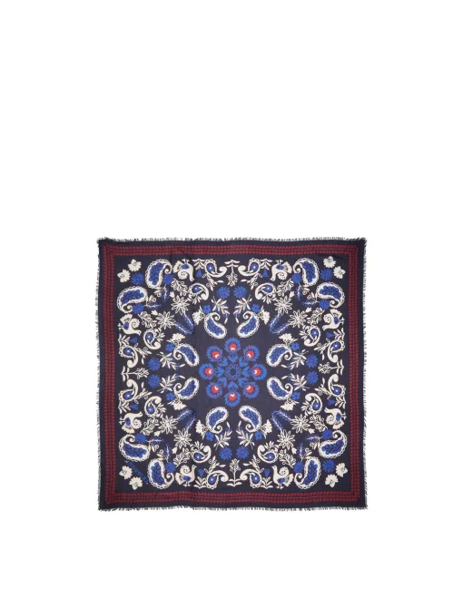 Forest Scarf (120X120)Forest Bandana in Modal Silk Blend