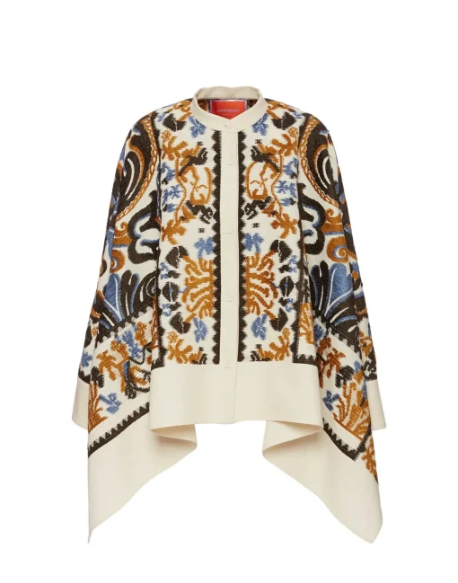 Foulard JacketCorsini Cream in Jacquard