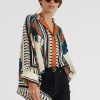 Foulard ShirtFlorence Placée in Silk Twill