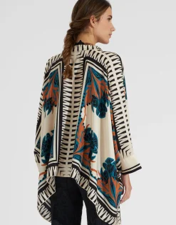 Foulard ShirtFlorence Placée in Silk Twill